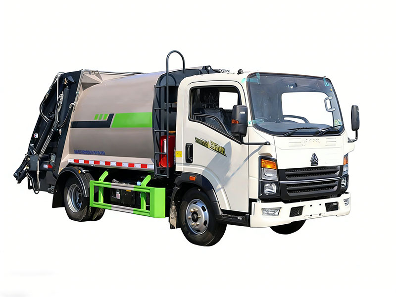 重汽豪沃藍牌5.8方壓縮垃圾車
